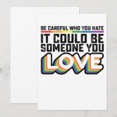 Invitation Sois Prudent Qui Tu Détestes Ça Pourrait Être Quel (Devant / Derrière)