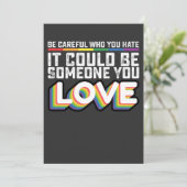 Invitation Sois Prudent Qui Tu Détestes Ça Pourrait Être Quel (Debout devant)