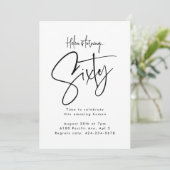 Invitation Soixante (Debout devant)