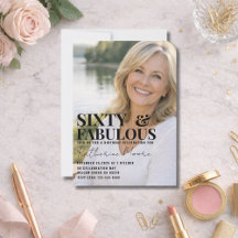 Soixante ans et Fabuleux Photo 60e Anniversaire