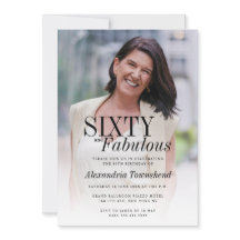 Soixante ans et Fabuleux Photo 60e Anniversaire