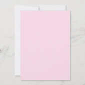 Invitation Soixante-dix ans et Fabuleux Script Rose 70e Anniv (Dos)