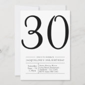 Invitation Soixante-dix-troisième anniversaire Soirée simple (Devant)