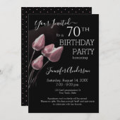 Invitation Soixante-dixième anniversaire (Devant / Derrière)