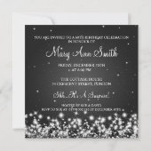 Invitation Soixante-dixième anniversaire de la fête d'hiver S (Dos)