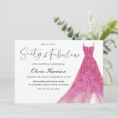 Invitation Soixante et fabuleux Gorgeous Pink Gown 60e annive (Debout devant)