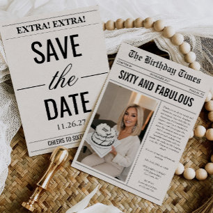 Invitation Soixante Et Fabuleux Photo 60e Anniversaire