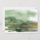 Invitation Soixante été Végétation tropicale 60e fête d'anniv (Dos)