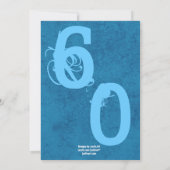 Invitation Soixante rochers ! 60e anniversaire de la fête Mod (Dos)