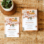 Invitation Soixante Super Retro 13e anniversaire