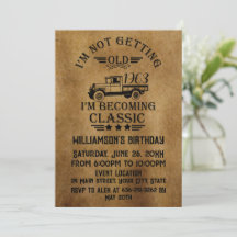 Soixante vintage 60e anniversaire personnalisée