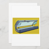 Invitation Solarium bronzage (Devant / Derrière)