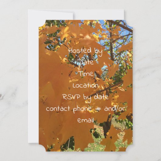 Invitation soldat (Dos)