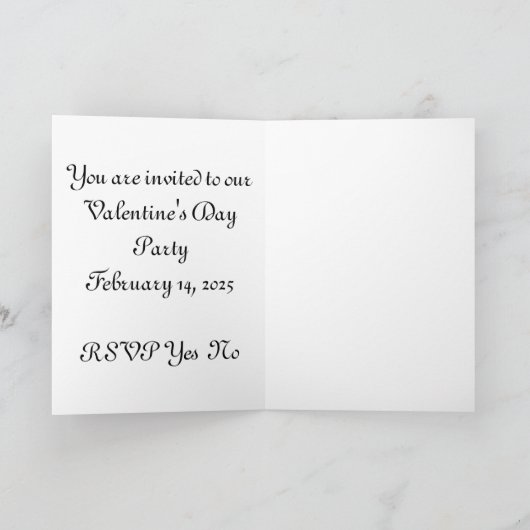 Invitation Soldat et amoureux (Intérieur)