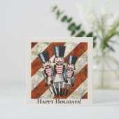 Invitation Soldats casse-noisettes rayés traditionnels (Debout devant)