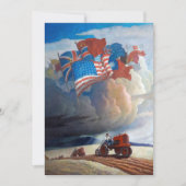 Invitation Soldats du sol par Newell Convers Wyeth (Devant)