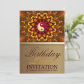 Invitation Solde vie Sunburst Anniversaire fête (Debout devant)
