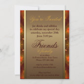 Invitation Solde vie Sunburst Anniversaire fête (Dos)