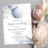 Invitation Soleil céleste, Lune bleue, Étoiles