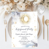 Invitation Soleil céleste, Lune, Étoiles