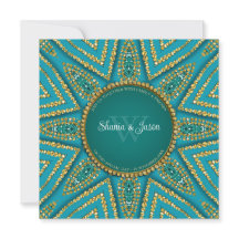 Soleil de Bohème Orientale Or & Turquoise Éperche