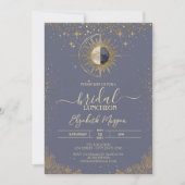 Invitation Soleil doré Célestes Étoiles Shower de mariage (Devant)