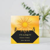 Invitation Soleil du sud-ouest Deux Kokopellis (Debout devant)