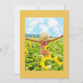 Invitation Soleil et Bourgogne Plum Fête de la vie (Dos)