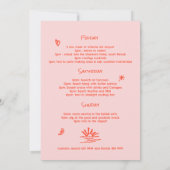 Invitation Soleil et Spritz pour l'Enterrement de  (Dos)