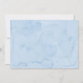 Invitation Soleil Nuages Bleu Merci d'anniversaire (Dos)