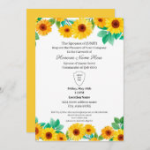 Invitation Solfette d'adieu du conjoint militaire Téléchargem (Devant / Derrière)