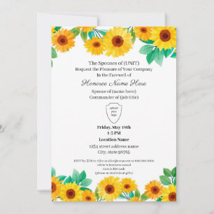 Invitation Solfette d'adieu du conjoint militaire Téléchargem