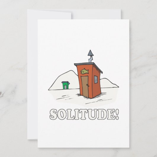 Invitation Solitude (Devant)