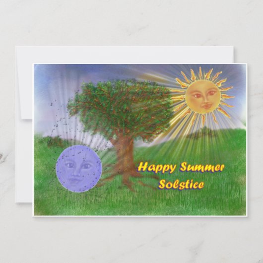 Invitation Solstice d'été (Devant)