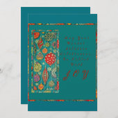 Invitation Solstice d'hiver (Devant / Derrière)