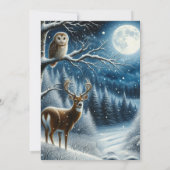 Invitation Solstice d'hiver Célébration de Yule (Dos)