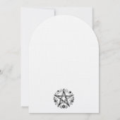 Invitation Solstice d'hiver rustique (Dos)