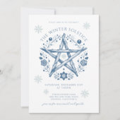 Invitation Solstice d'hiver Yuletide Party (Devant)