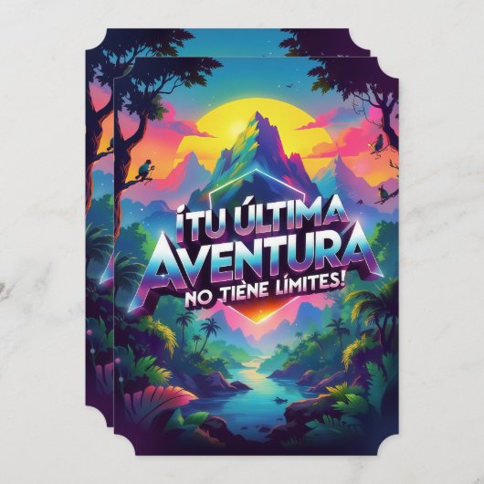 Invitation Solteros en aventura (Devant / Derrière)