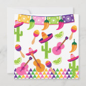 Invitation Sombrero Saguaro Lime Peppers (Dos)