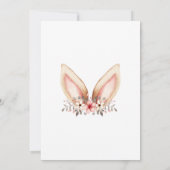 Invitation Some Bunny est une invitation, Bunny une fête, 1èr (Dos)