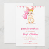 Invitation Some Bunny est une invitation, Some Bunny tourne (Devant / Derrière)