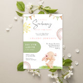 Invitation Some Bunny Fête de bébé de Pâques