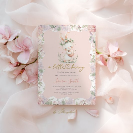 Invitation Some Bunny Is On The Way Baby Shower