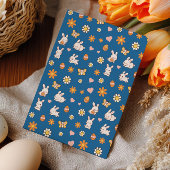 Invitation Some Bunny is Turning One Blue Easter Birthday