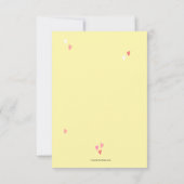 Invitation Some Bunny Thinks You're Awesome Happy Easter Card (Dos)