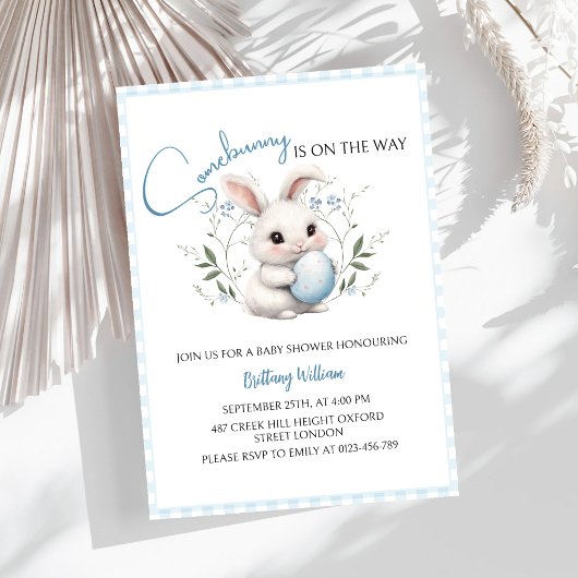 Invitation Somebunny est sur le Baby shower de Pâques de Way