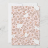 Invitation Somebunny Sweet 1st Birthday Spring Floral Invitat (Dos)