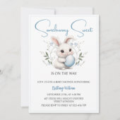Invitation Somebunny Sweet est sur le chemin Baby shower de P (Devant)