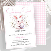 Invitation Somebunny Sweet est sur le chemin Baby shower fill